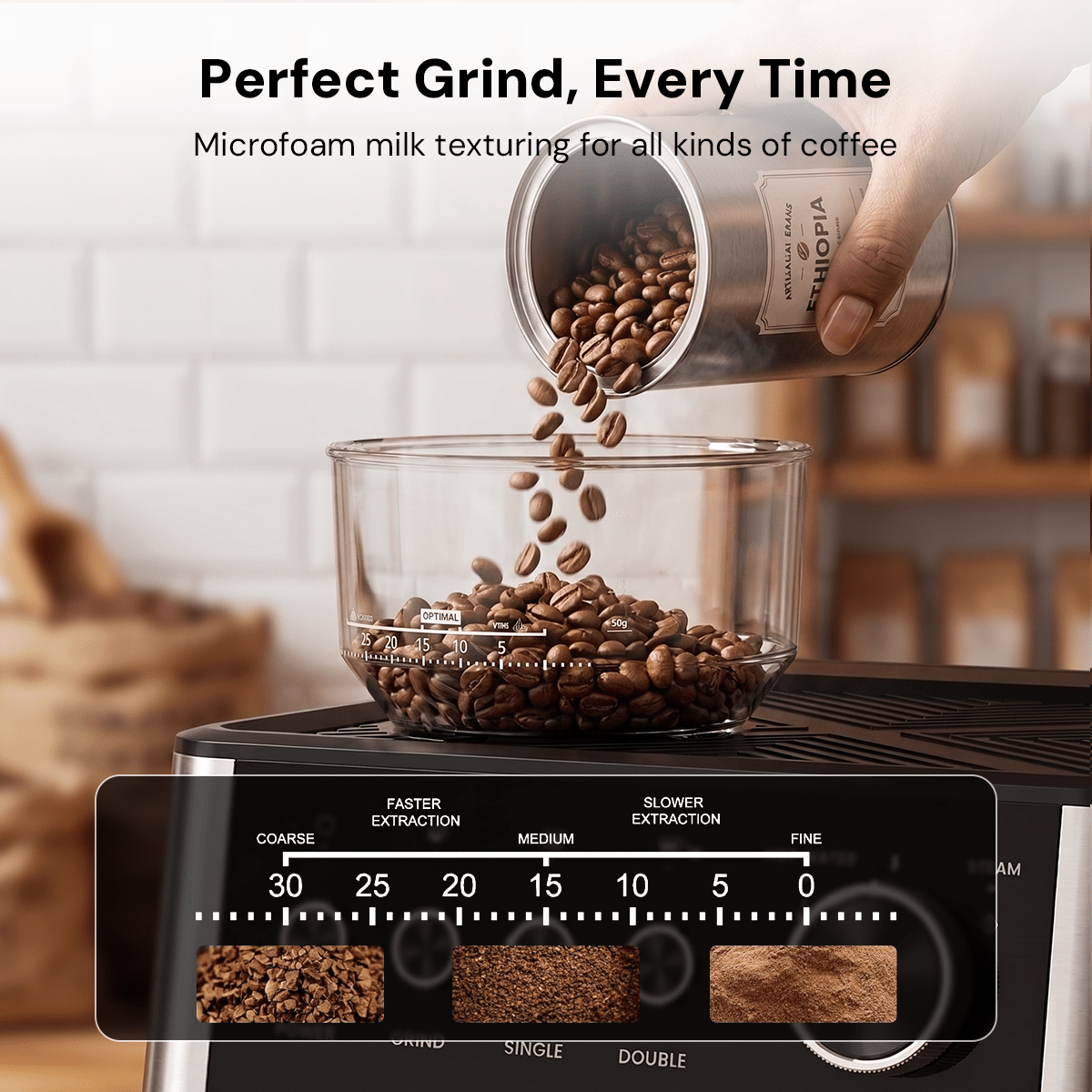 20 Bar Espresso Machines with Grinder CM8031