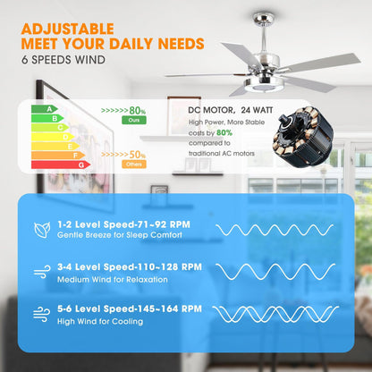 52" Vendome Industrial Downrod Mount Reversible Ceiling Fan With Lighting And Remote Control