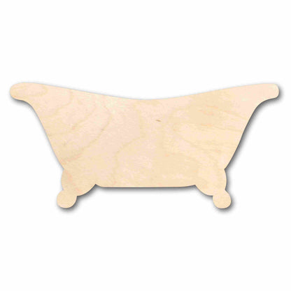 Unfinished Wood Bath Tub Silhouette - Craft- up to 46" DIY