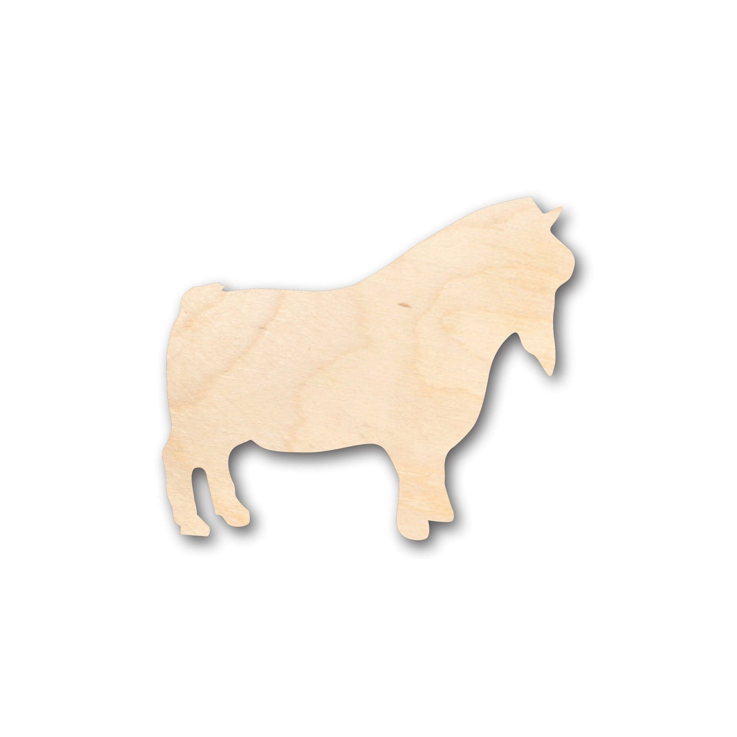 Unfinished Wood Bearded Pygmy Goat Shape - Craft - up to 46" DIY