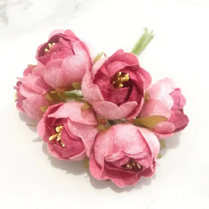 200pcs mixed rose red flower stamen bundle bedroom diy decor