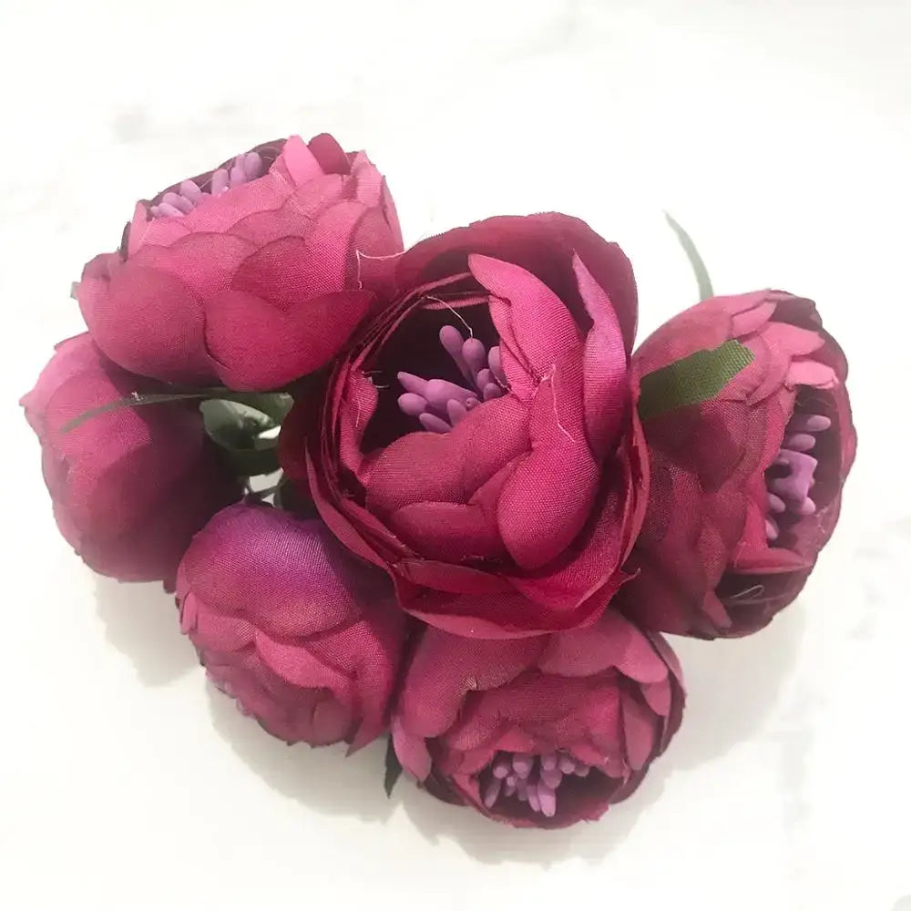 200pcs mixed rose red flower stamen bundle bedroom diy decor