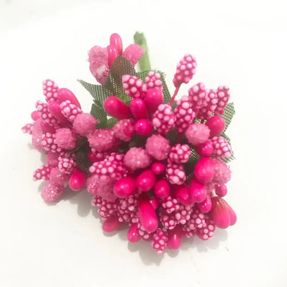 200pcs mixed rose red flower stamen bundle bedroom diy decor