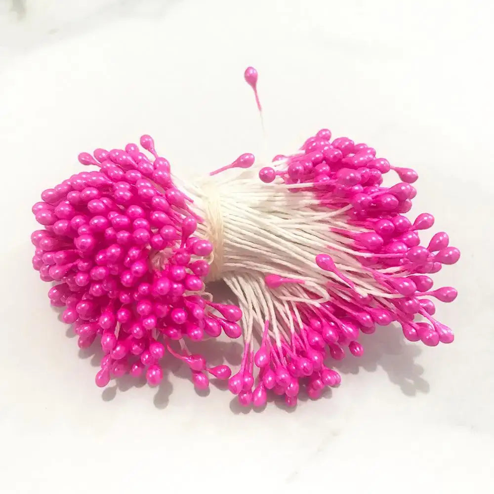 200pcs mixed rose red flower stamen bundle bedroom diy decor