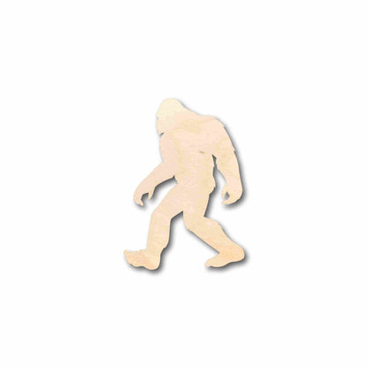 Unfinished Wood Bigfoot Sasquatch Silhouette - Craft- up to 46" DIY