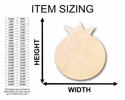 Unfinished Wood Blueberry Silhouette - Craft- up to 46" DIY