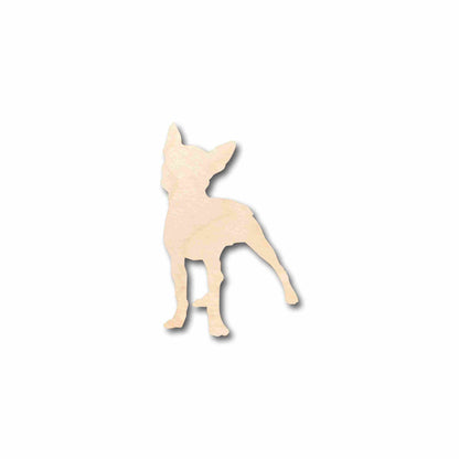 Unfinished Wood Boston Terrier Small Dog Silhouette - Craft- up to 46" DIY