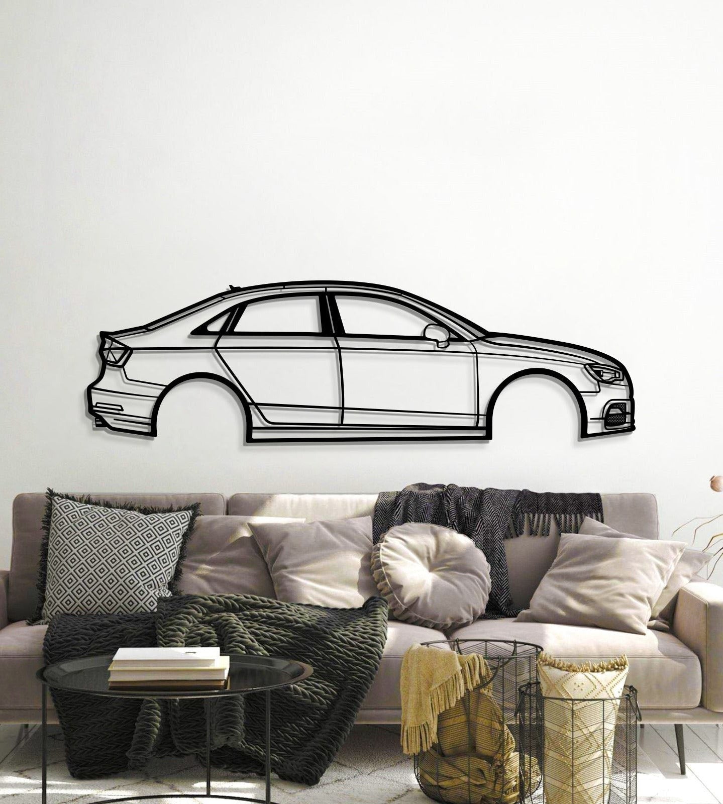 2015 S3 Metal Car Wall Art - MT0515