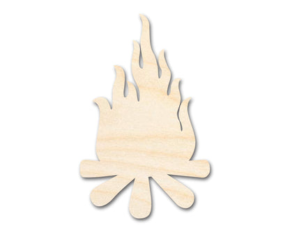 Unfinished Wood Bonfire Shape - Camping Craft - up to 46" DIY