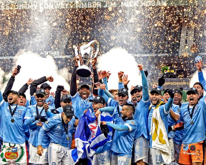 New York City FC 2021 MLS Cup Champions 8" x 10" Soccer Photo