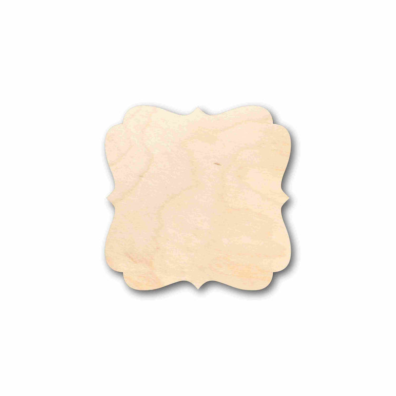 Unfinished Wood Fancy Award Craft Plaque Silhouette - Craft- up to 46" DIY
