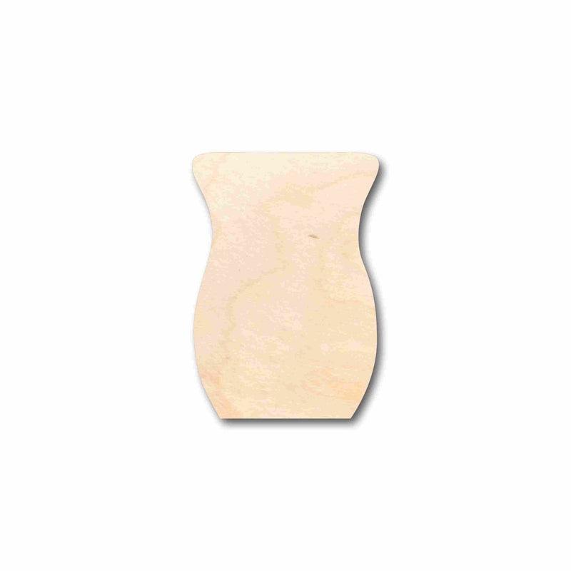 Unfinished Wood Flower Vase Silhouette - Craft- up to 46" DIY