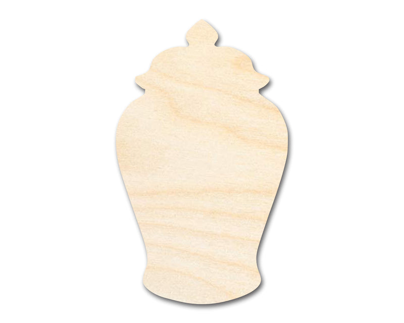 Unfinished Wood Ginger Jar Silhouette - Craft - up to 46" DIY