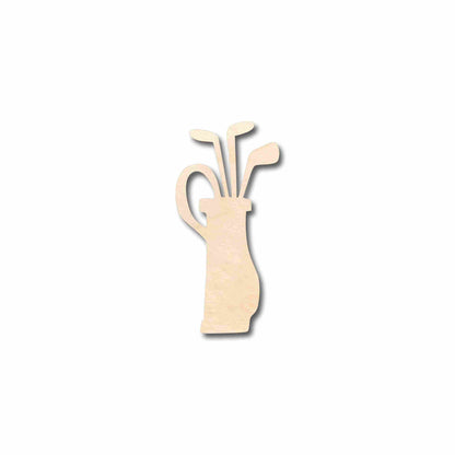 Unfinished Wood Golf Bag Silhouette - Craft- up to 46" DIY