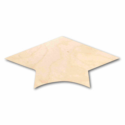 Unfinished Wood Graduation Cap Silhouette - Craft- up to 46" DIY