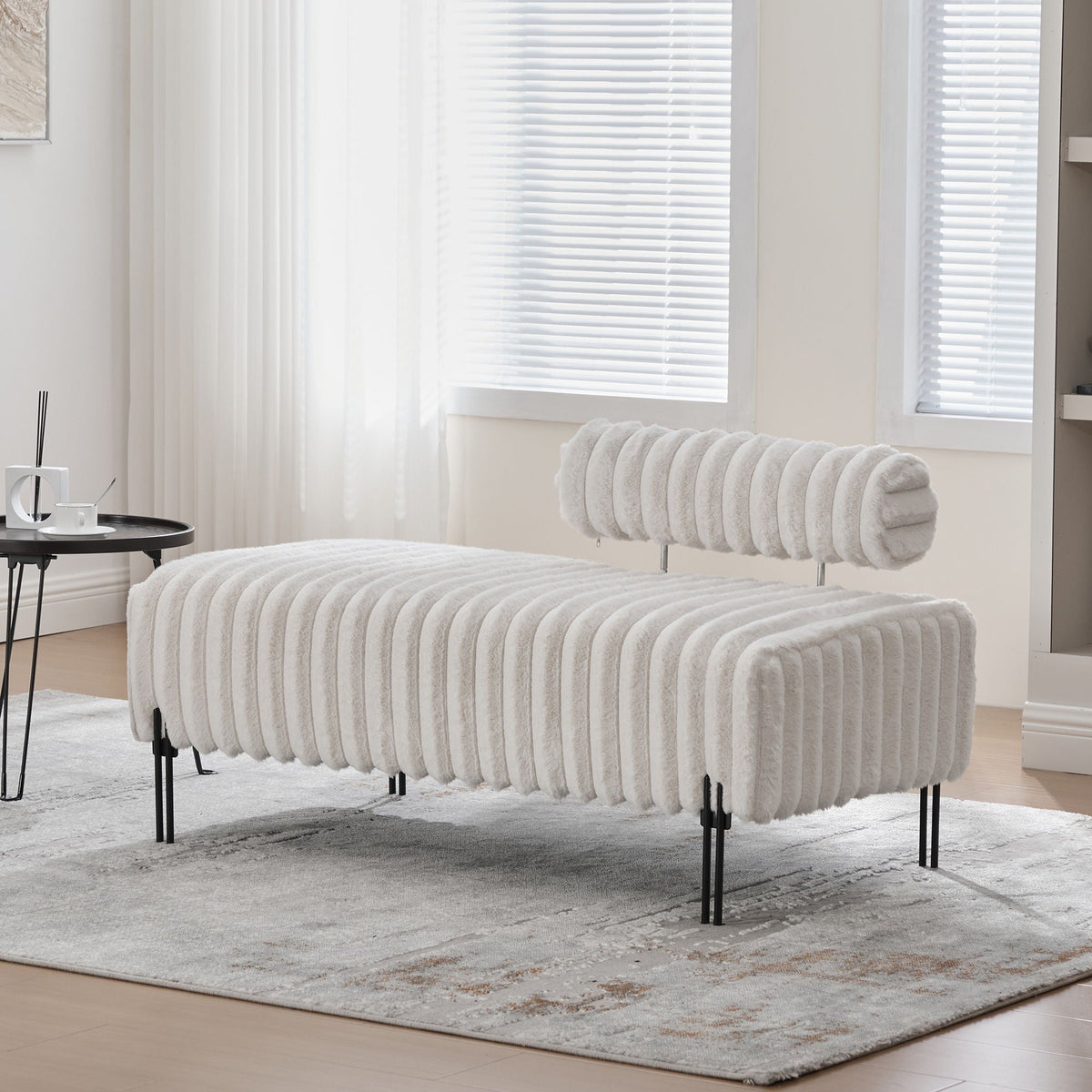 Mini Loveseat With Adjustable Backrest