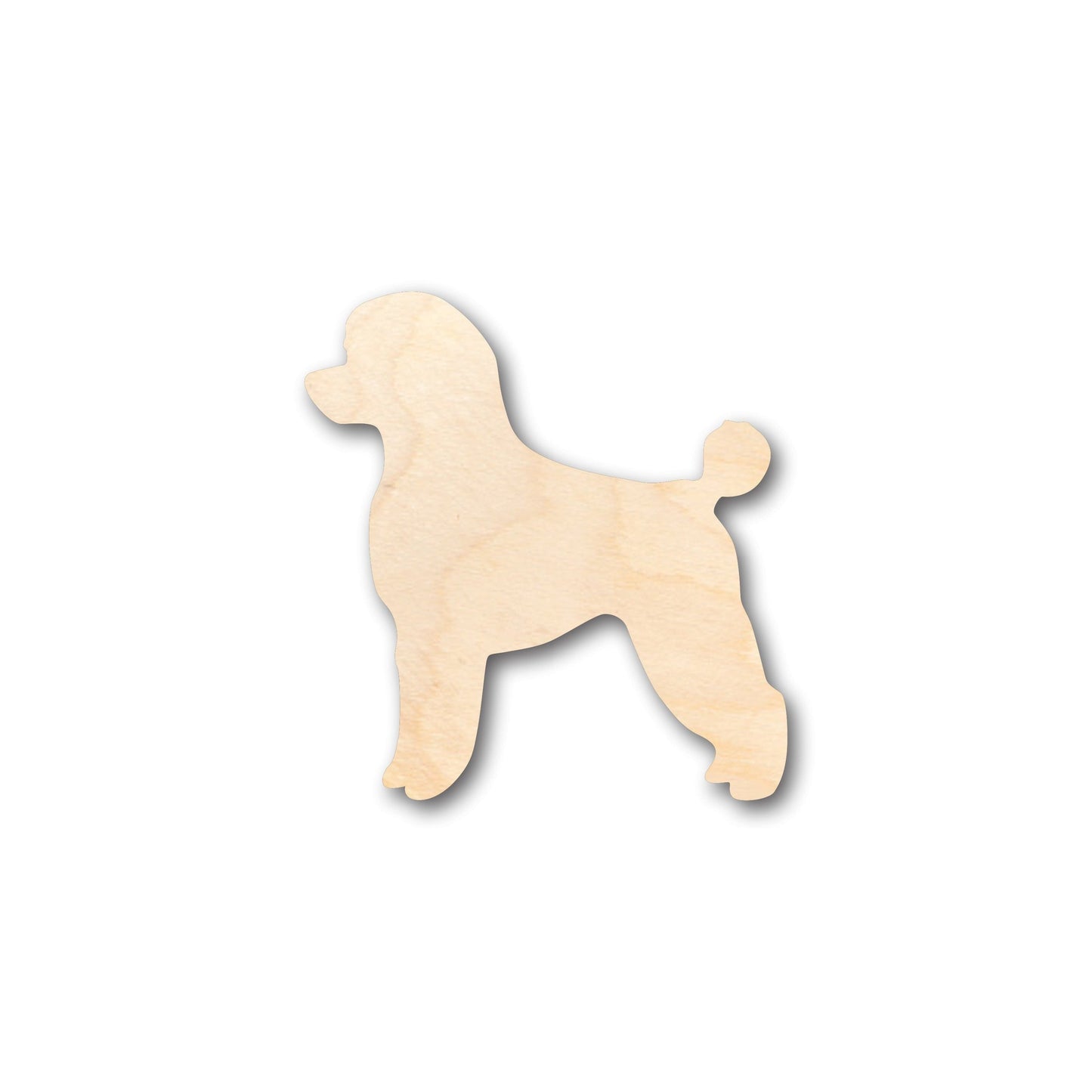 Unfinished Wood Poddle Dog Shape - Craft - up to 46" DIY