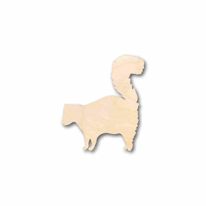 Unfinished Wood Skunk Silhouette - Craft- up to 46" DIY