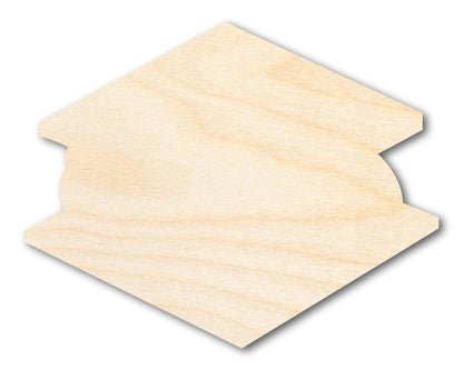 Unfinished Wood S'more Shape - Campfire Craft - up to 46" DIY