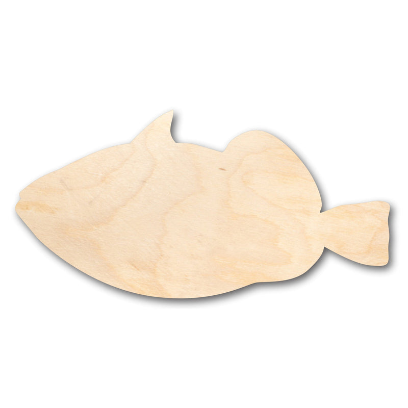 Unfinished Wood Trigger Fish Shape - Craft - up to 46" DIY