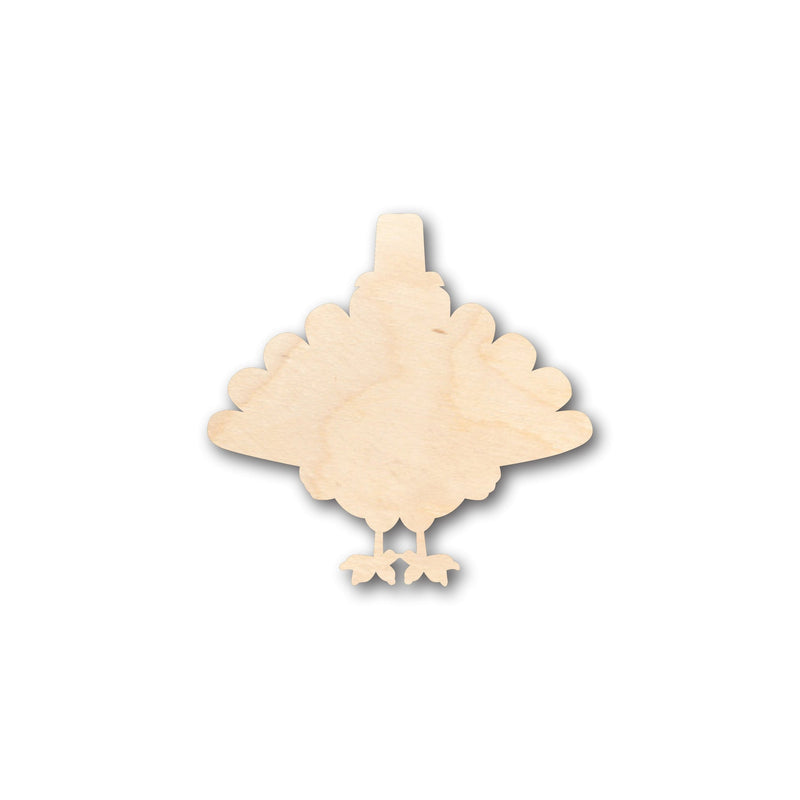 Unfinished Wood Turkey Thanksgiving Pilgrim Shape - Craft - up to 46" DIY
