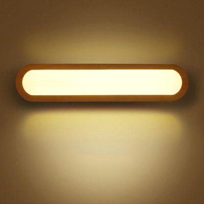 DecorBites™ Contemporary LED Sconce Vanity Light for Bedroom - Oval Elongated Acrylic Fixture