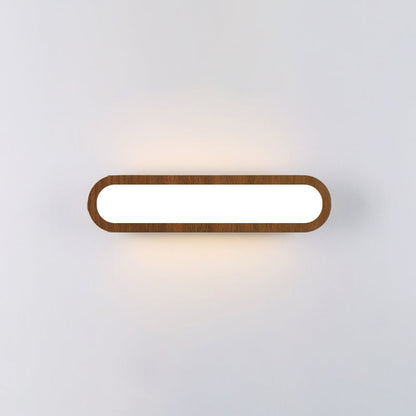 DecorBites™ Contemporary LED Sconce Vanity Light for Bedroom - Oval Elongated Acrylic Fixture