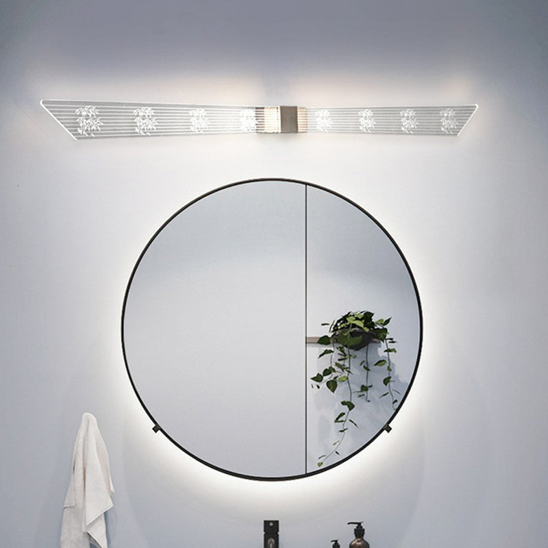 DecorBites™ Modern Gold LED Vanity Sconce Light for Bathroom - Acrylic Geometric Wall Lighting Idea