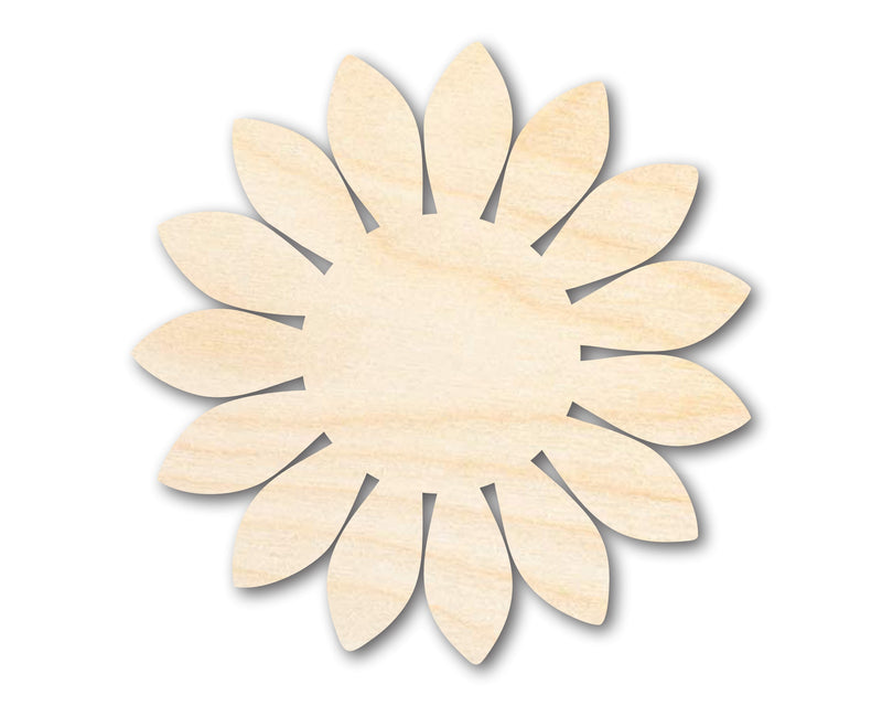 Unfinished Wood Sunflower Shape - Craft - up to 46"