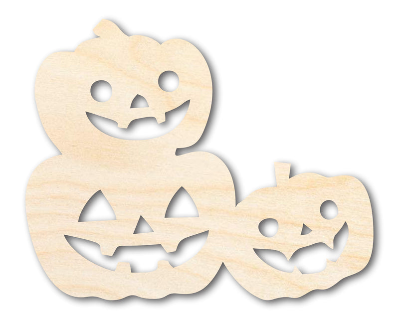 Unfinished Wood Pumpkin Stack Shape - Craft - up to 46"