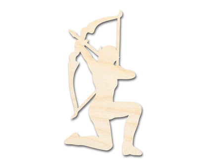Unfinished Wood Elven Archer Shape - Craft - up to 46"