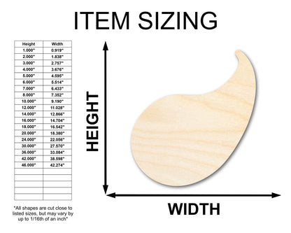 Unfinished Wood Cornucopia Shape - Craft - up to 46"