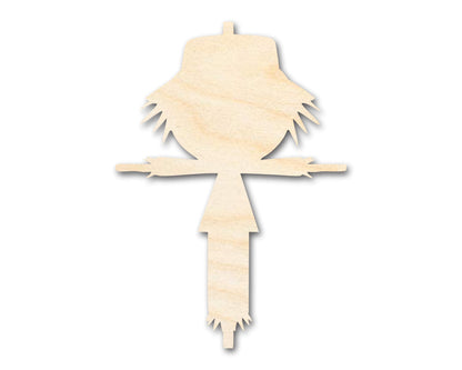 Unfinished Wood Scarecrow Shape - Craft - up to 46"
