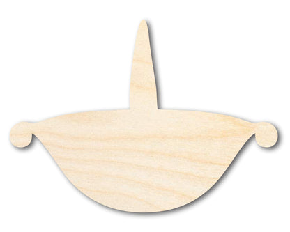 Unfinished Wood Diya Shape | Diwali | Craft Cutout | up to 46" DIY