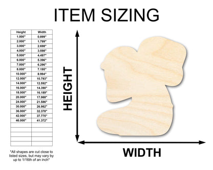 Unfinished Wood Mayan Year Bearer Shape | Craft Cutout | up to 46" DIY
