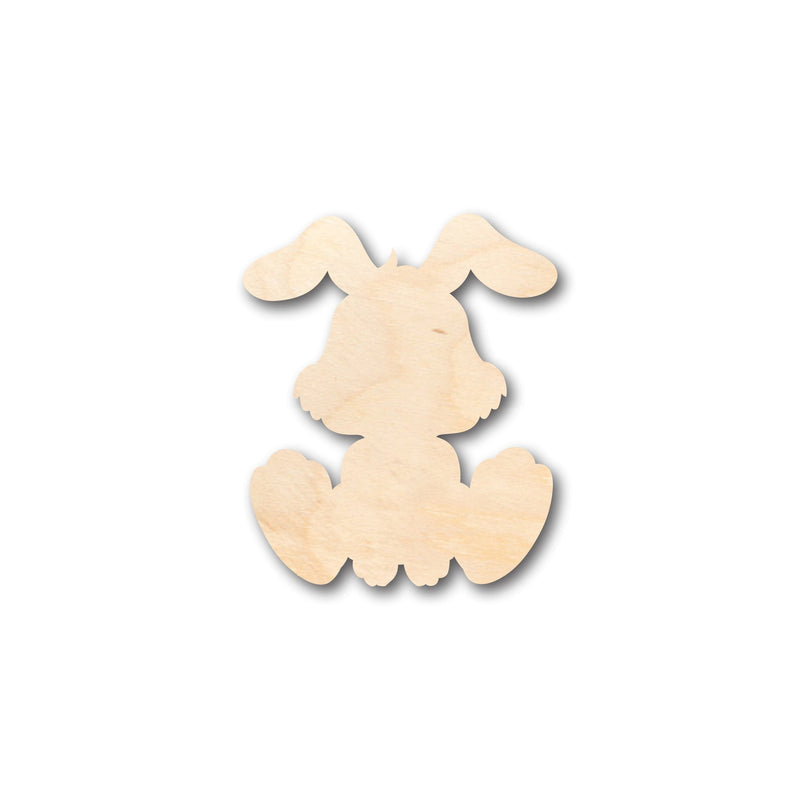 Unfinished Wood Cute Bunny Shape - Craft - up to 46" DIY