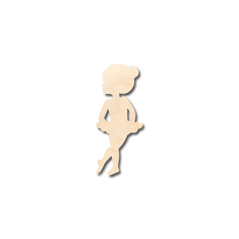 Unfinished Wood Dancer Shape - Craft - up to 46" DIY