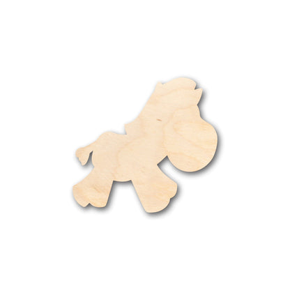Unfinished Wood Cute Zebra Shape - Craft - up to 46" DIY