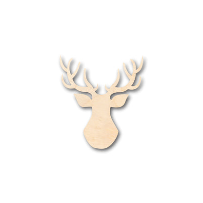 Unfinished Wood Deer Antlers Buck Shape - Craft - up to 46" DIY