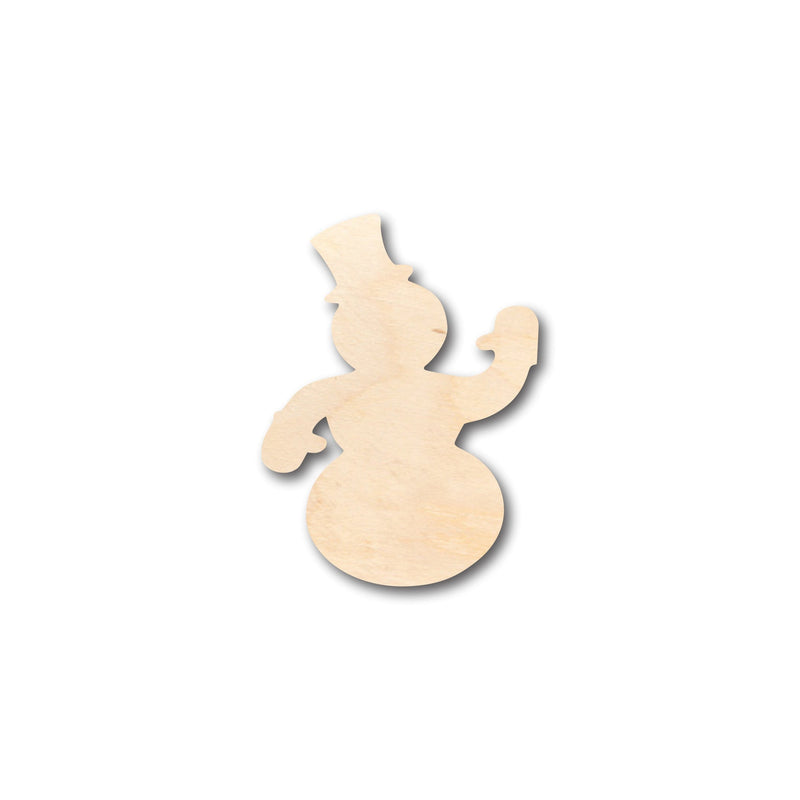 Unfinished Wood Friendly Snowman Shape - Craft - up to 46" DIY