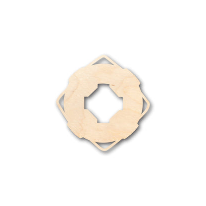 Unfinished Wood Lifesaver Shape - Craft - up to 46" DIY