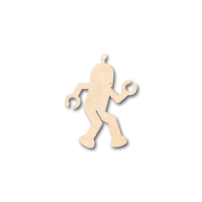 Unfinished Wood Robot Shape - Craft - up to 46" DIY