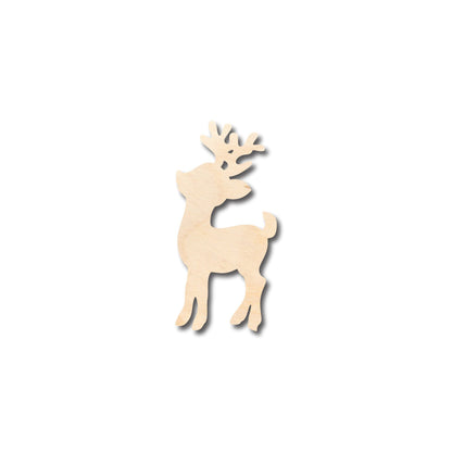 Unfinished Wood Santa's Reindeer Shape - Craft - up to 46" DIY