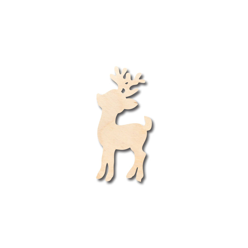 Unfinished Wood Santa's Reindeer Shape - Craft - up to 46" DIY