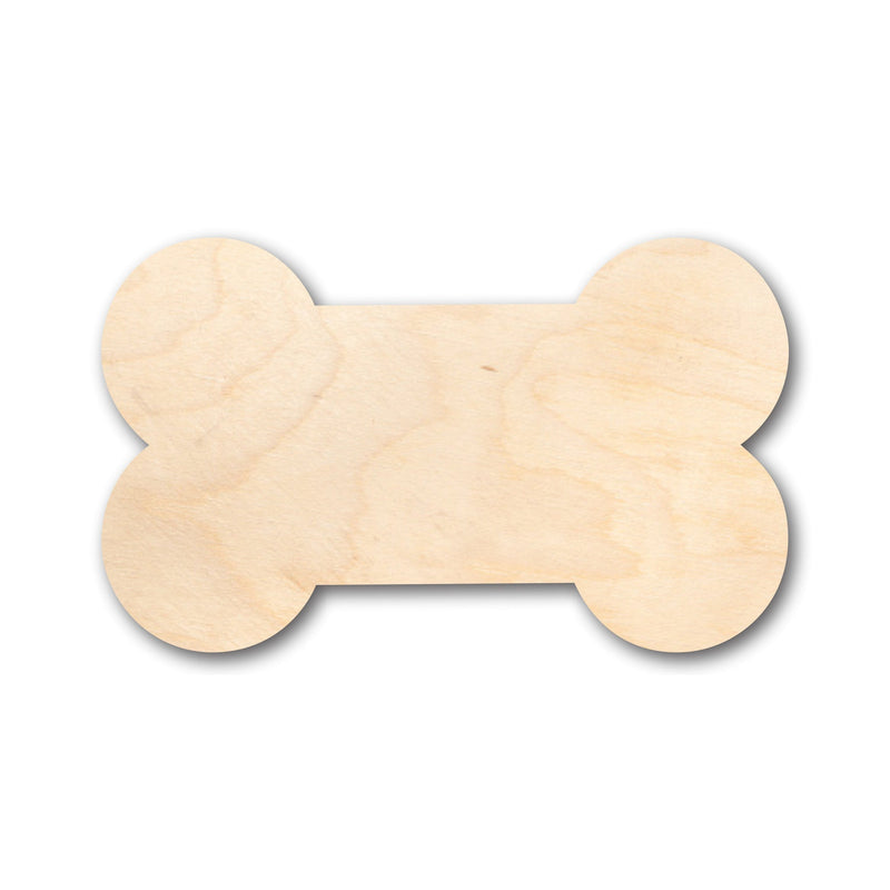 Unfinished Wood Thick Bone Shape - Craft - up to 46" DIY