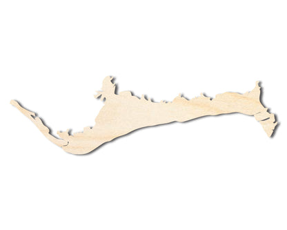 Unfinished Wood Grand Bahama Island Country Shape - Caribbean Craft - up to 46" DIY