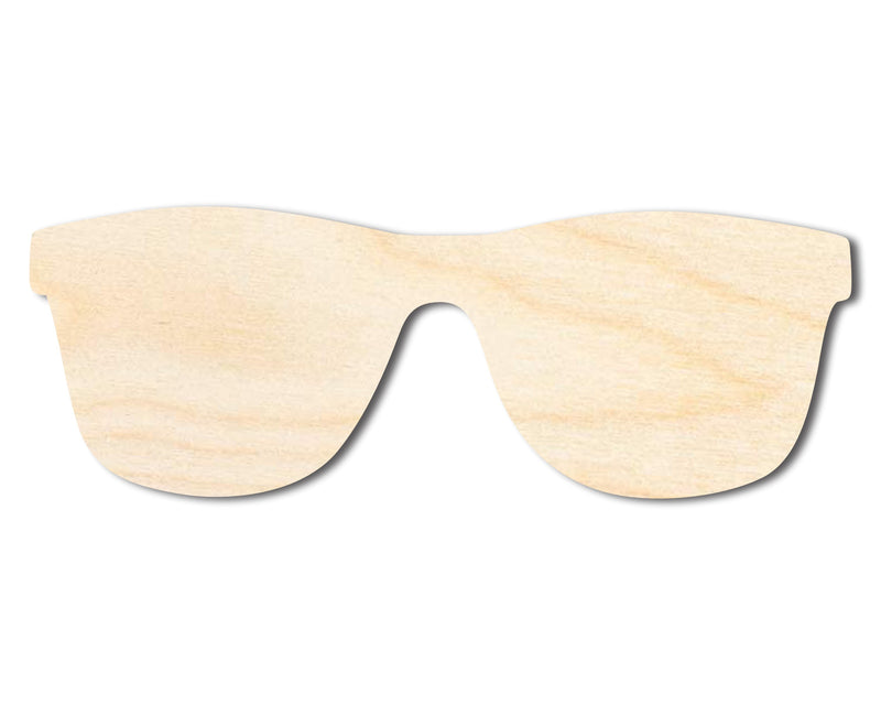 Unfinished Wood Sunglasses Silhouette | DIY Summer Craft Cutout | up to 46" DIY