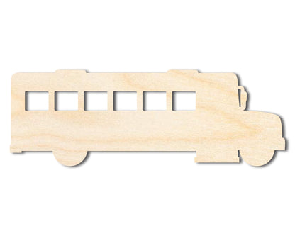 Unfinished Wood School Bus Shape | Back to School | Kids Crafts | Craft Cutout | up to 46" DIY