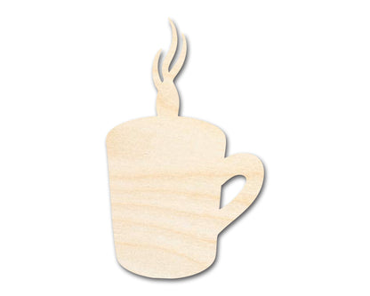Unfinished Steamy Mug Shape | Craft Cutout | up to 46" DIY