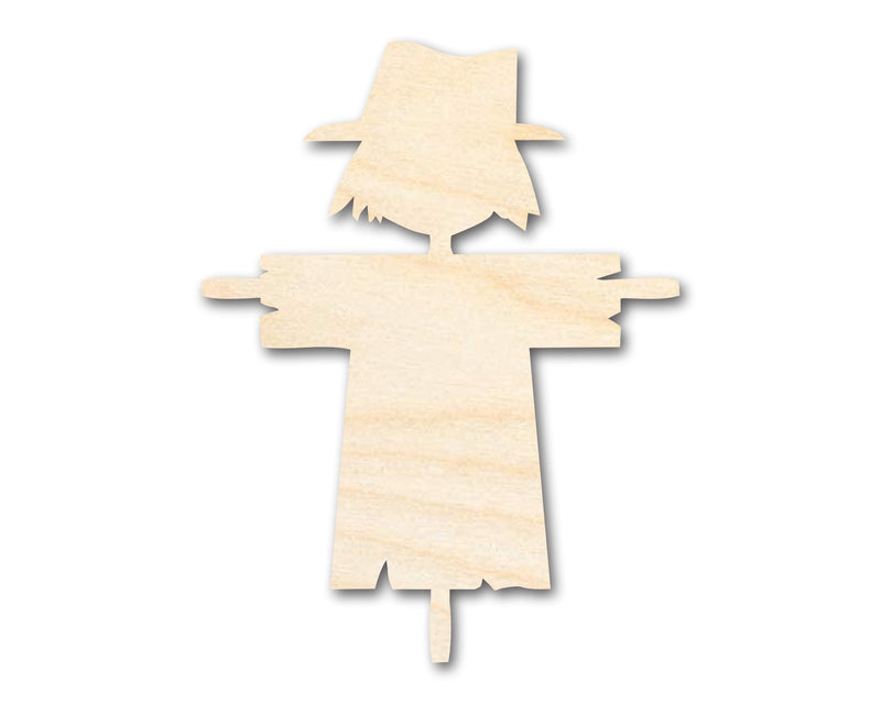 Unfinished Wood Scarecrow Shape | DIY Fall Harvest Craft Cutout | up to 46" DIY